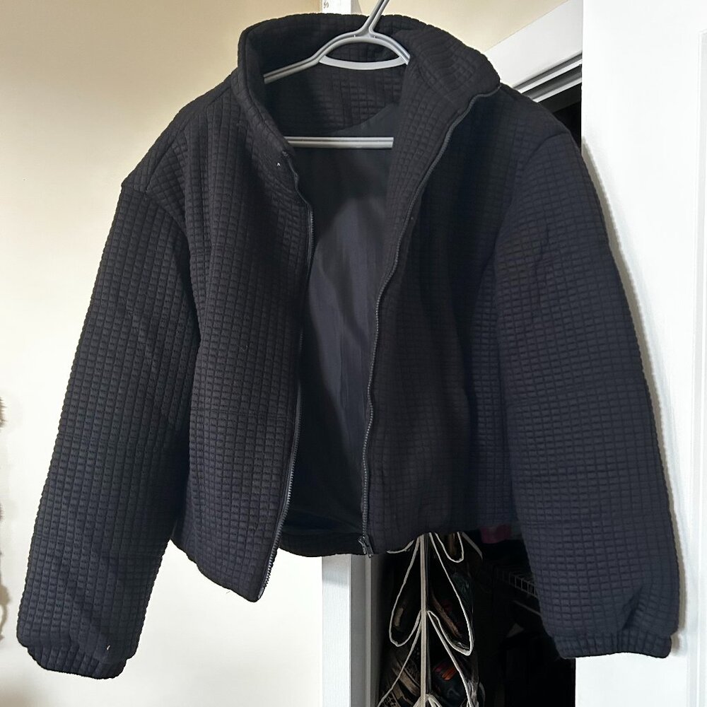 women's crop bomber jacket